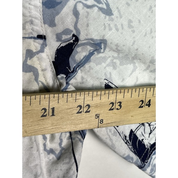 Croft & Barrow Hawaiian Shirt Mens L Multicolor Beach Boat Short Sleeve Button - Picture 4 of 7